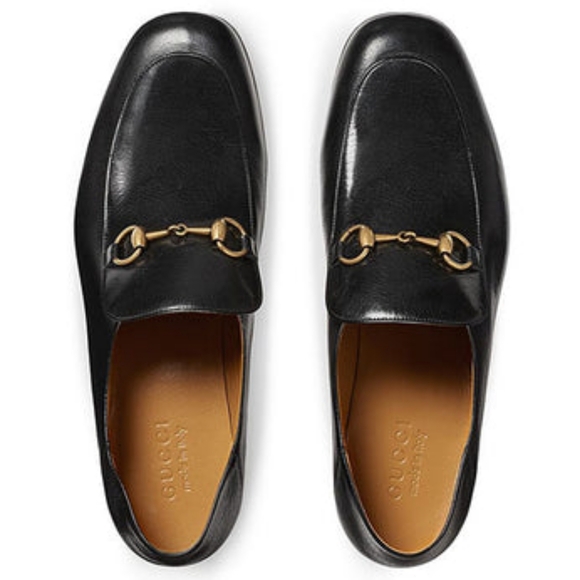 Gucci Jordaan Brixton Mister Horsebit Collapsible-Heel Leather Loafers - Picture 1 of 12